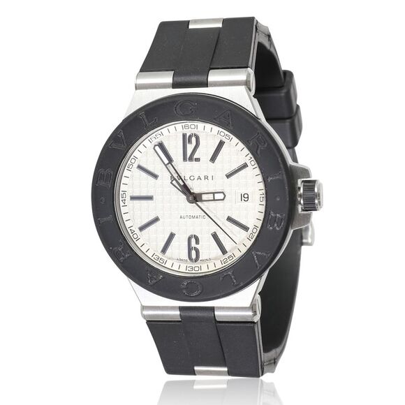 BVLGARI Other - BVLGARI Diagono DG 40 SV Men's Watch in  Stainless Steel/Rubber
